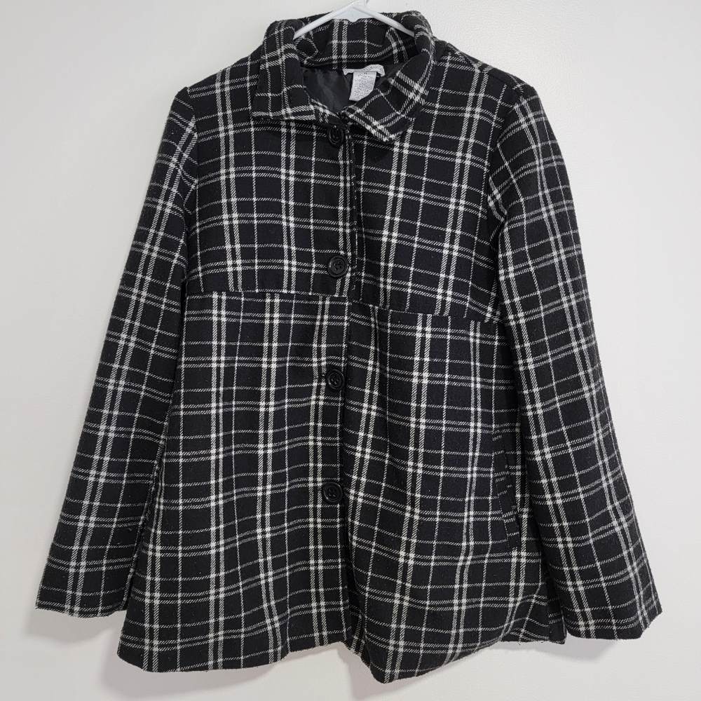 Marielle Michael’s Maternity Black Plaid Jacket